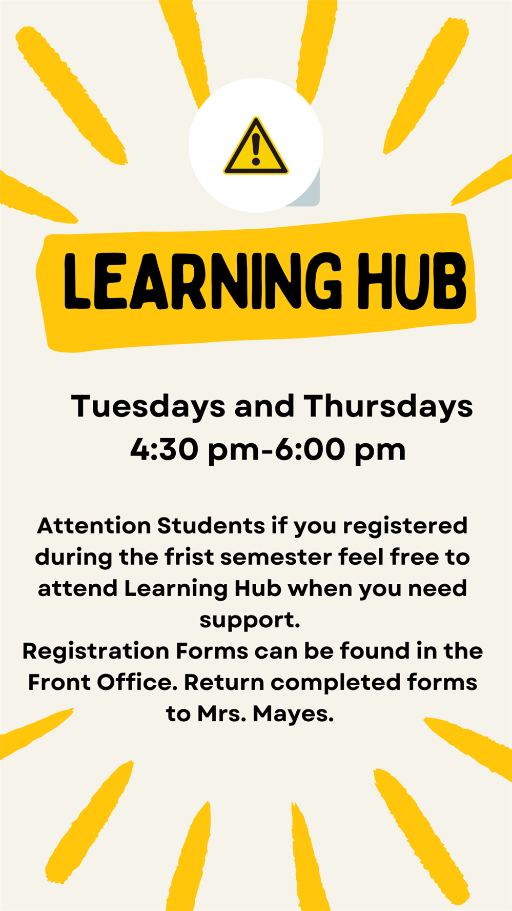  Learning Hub Spring 2025